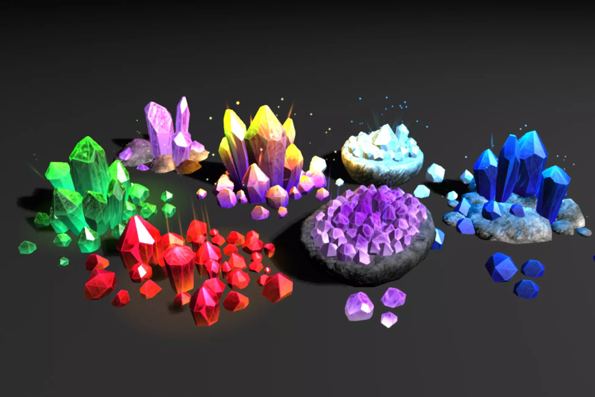 PBR Crystals Pack