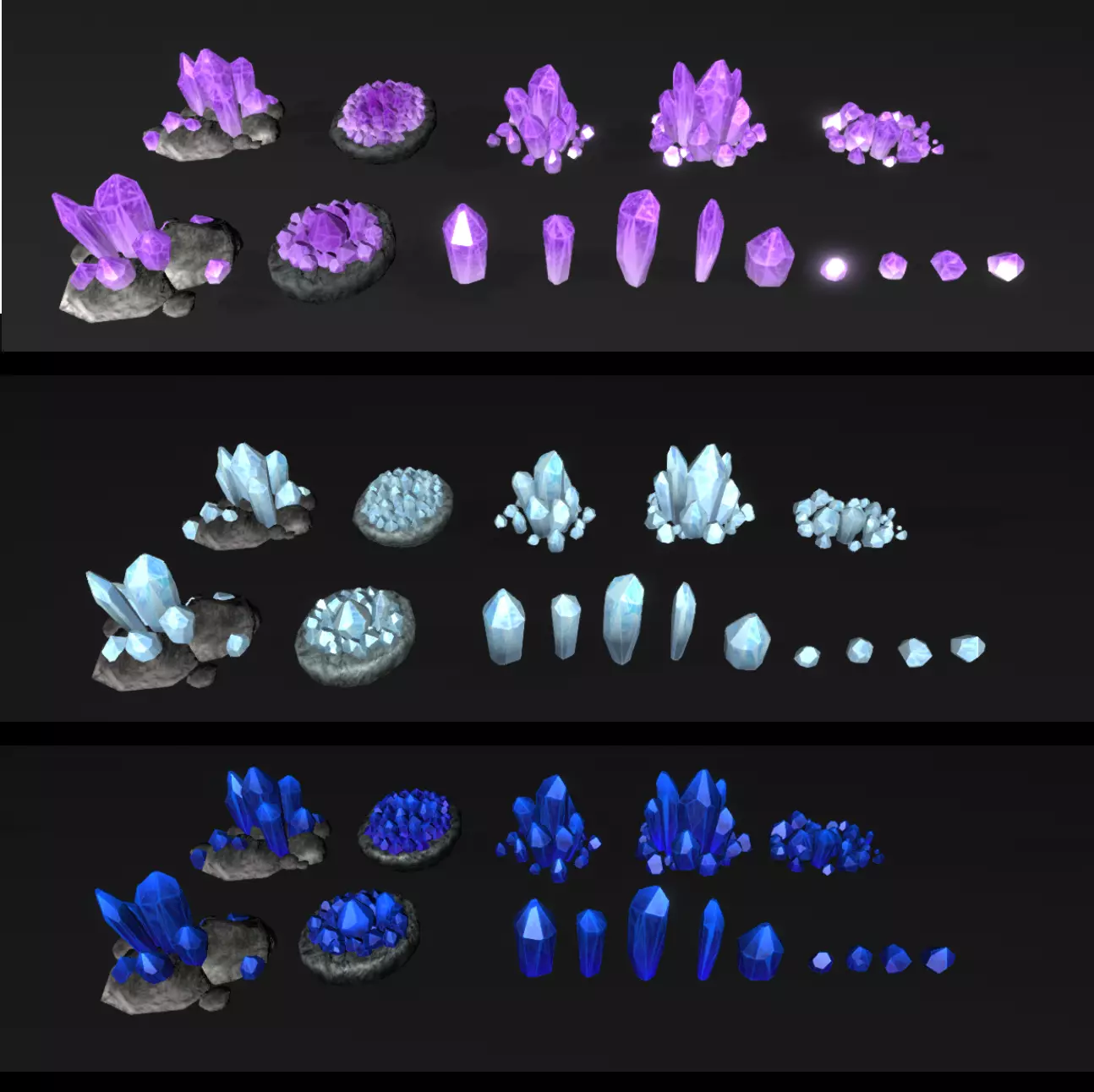 PBR Crystals Pack preview 6