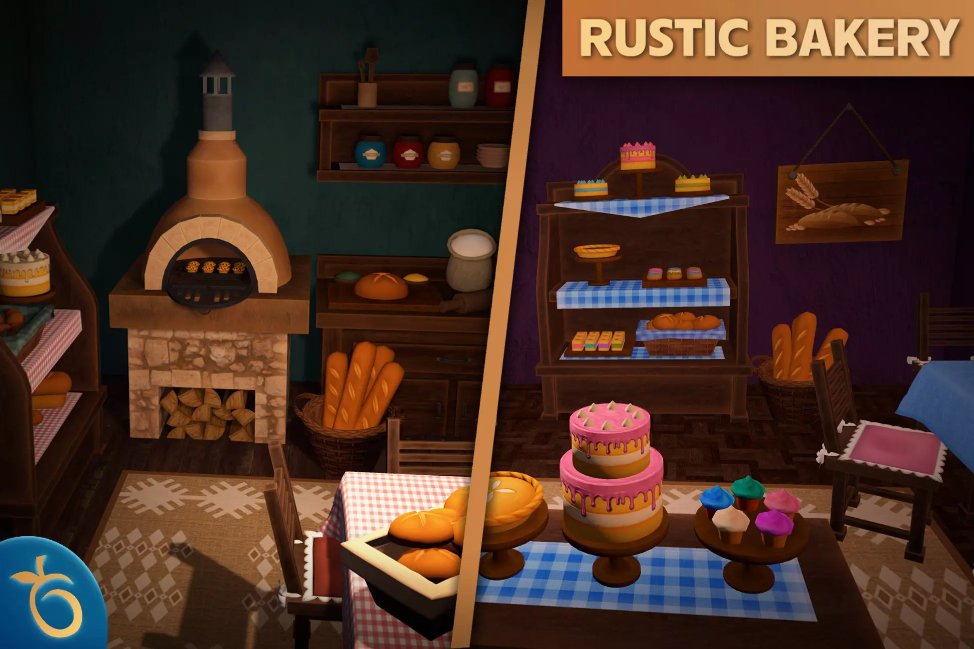 Rustic Bakery Set