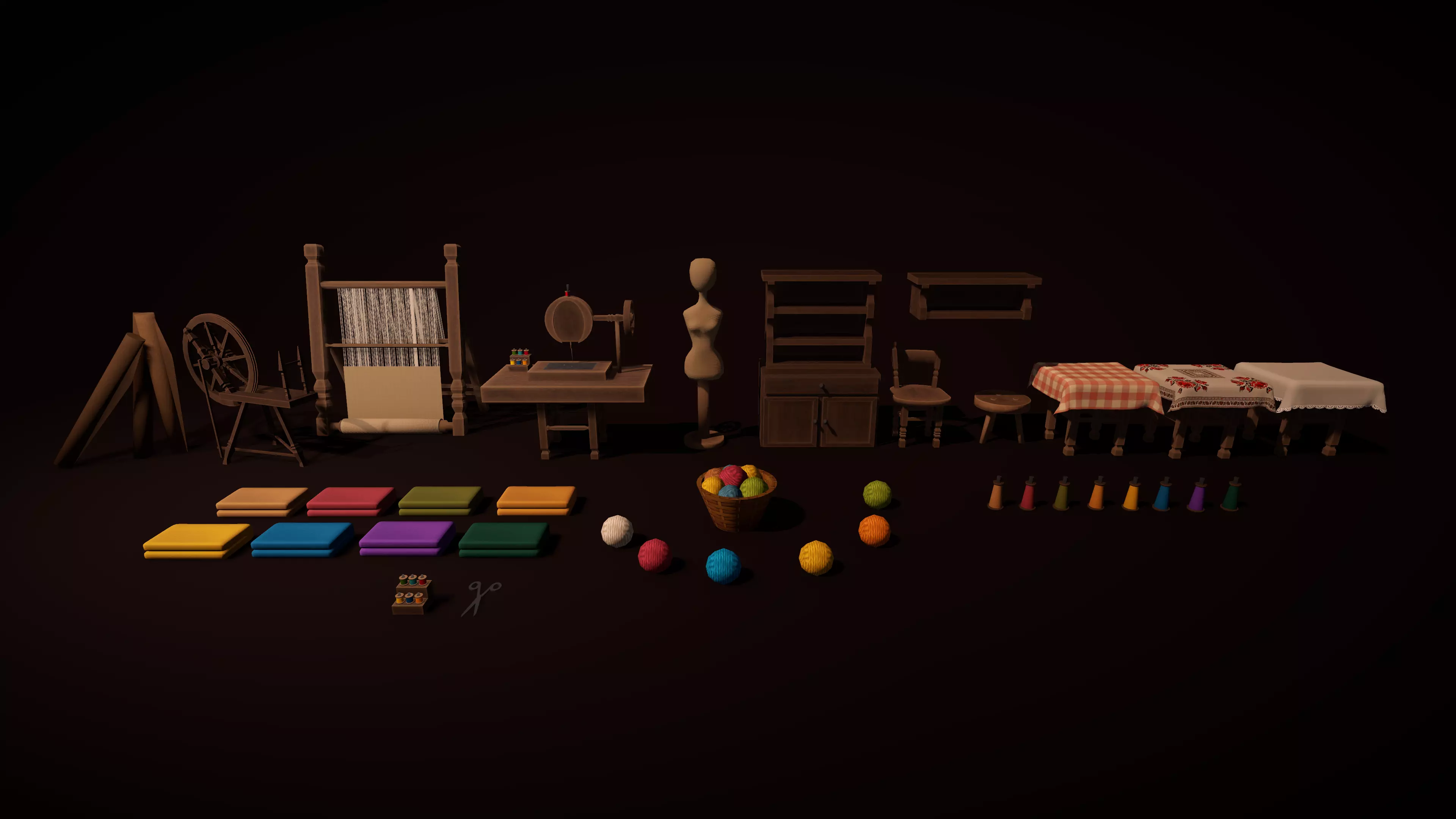 Tailoring Props Set preview 2